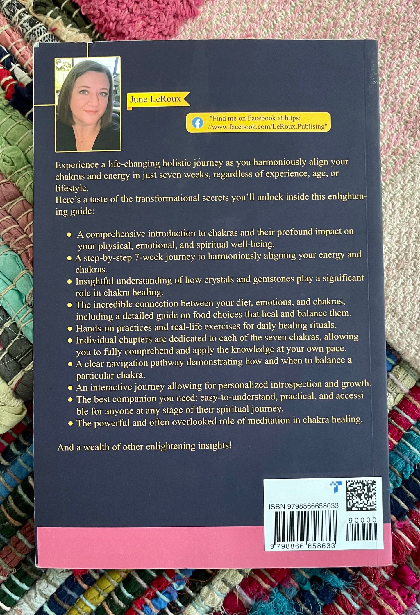 Chakra Healing & Energy Alignment (paperback) by June Leroux (like new)