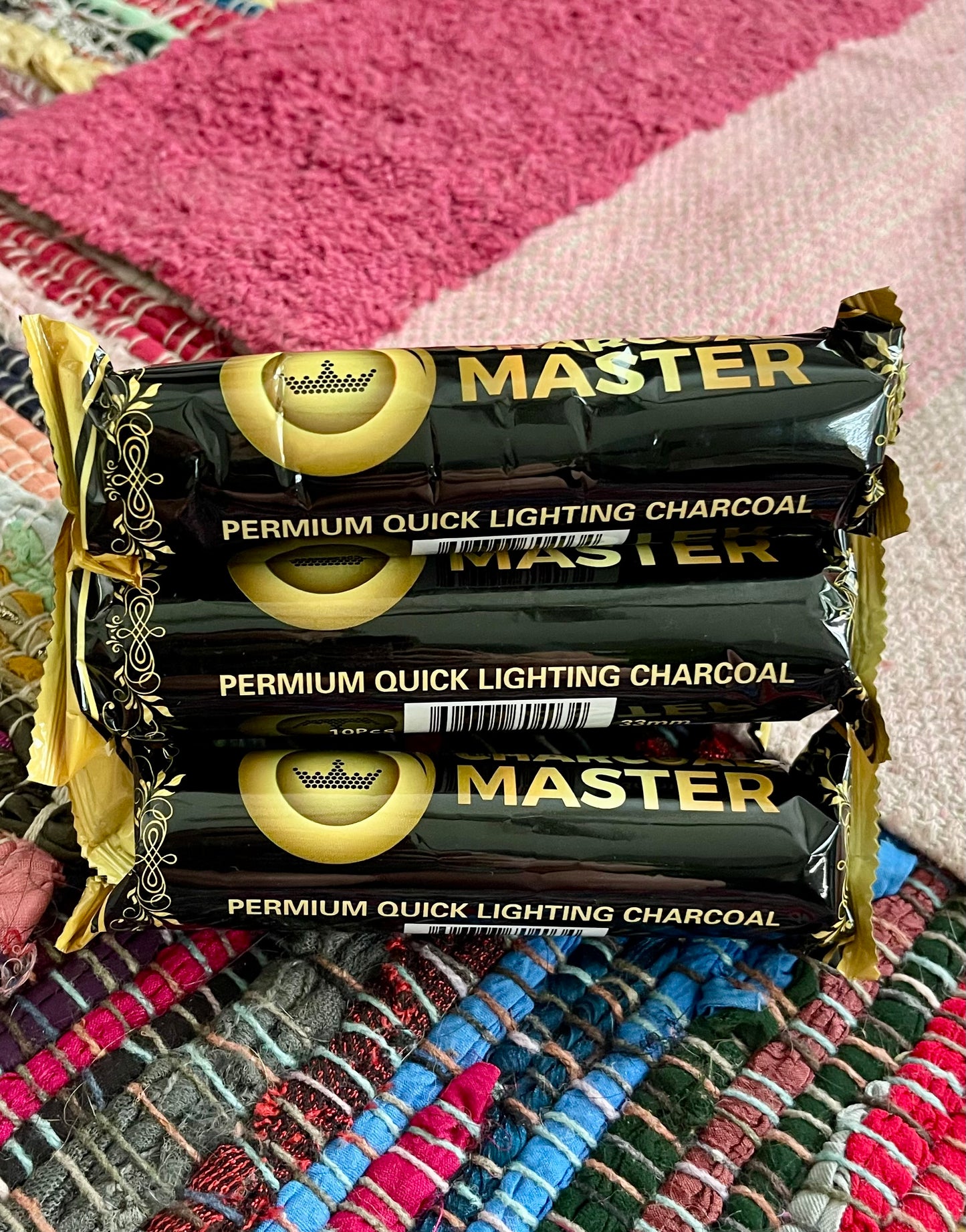6 pack premium charcoal rounds for incense (un-opened)