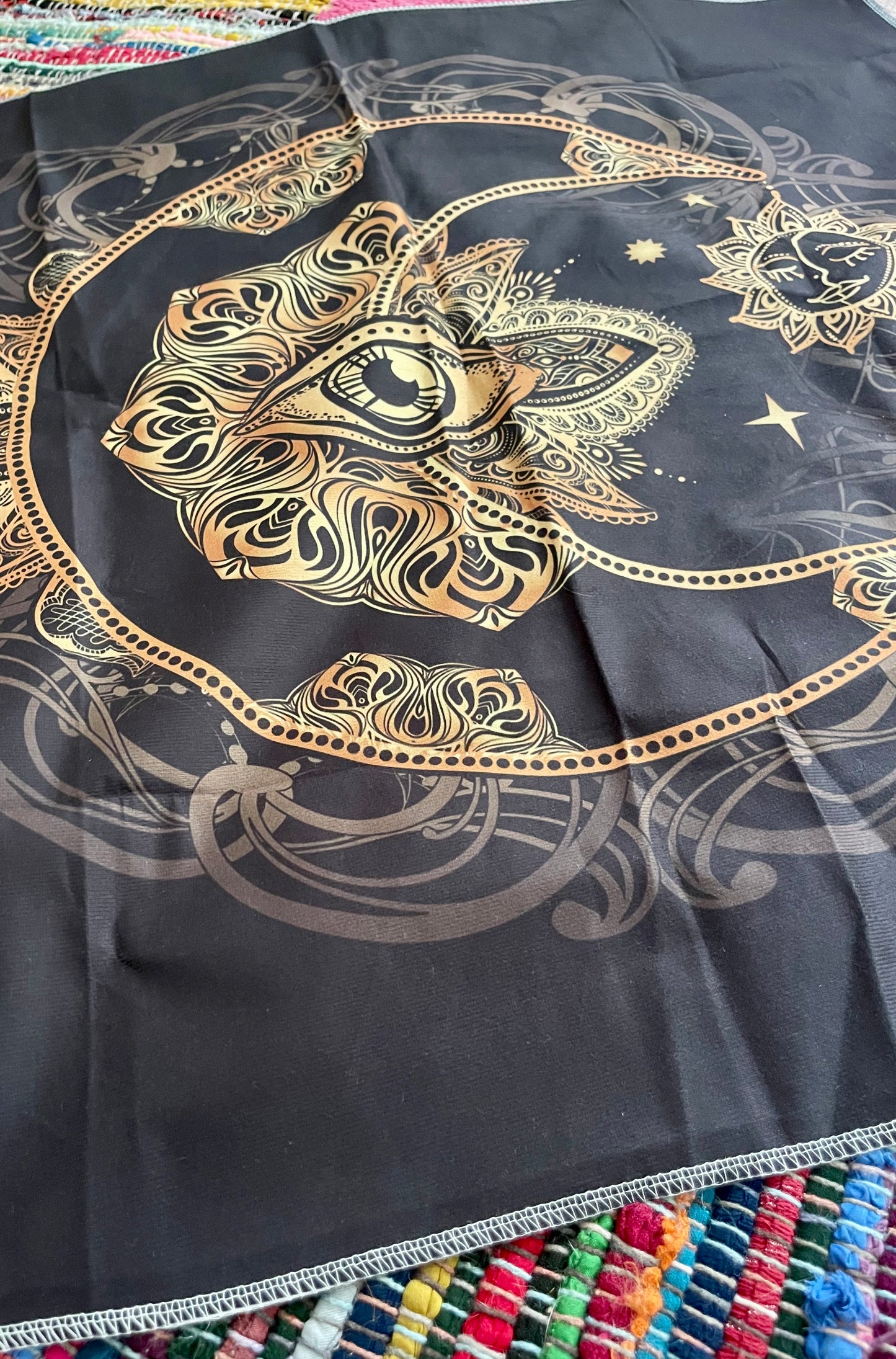 altar or tarot cloth (used)