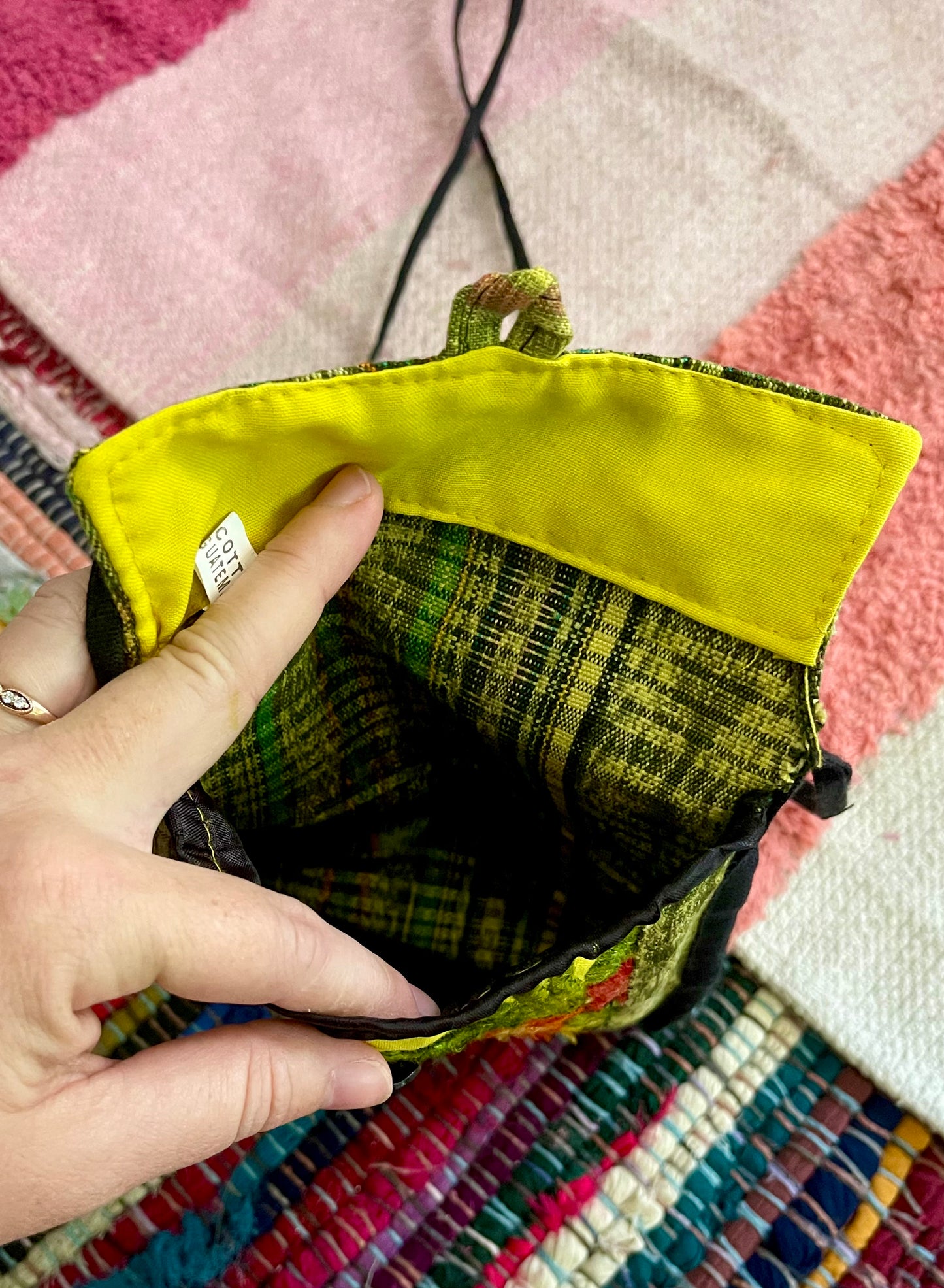 witchy embroidered handbag (used)