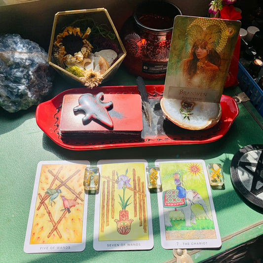 tarot reading | grand slam: 3 cards + runes