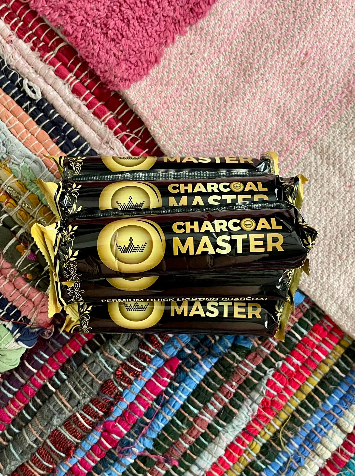 6 pack premium charcoal rounds for incense (un-opened)