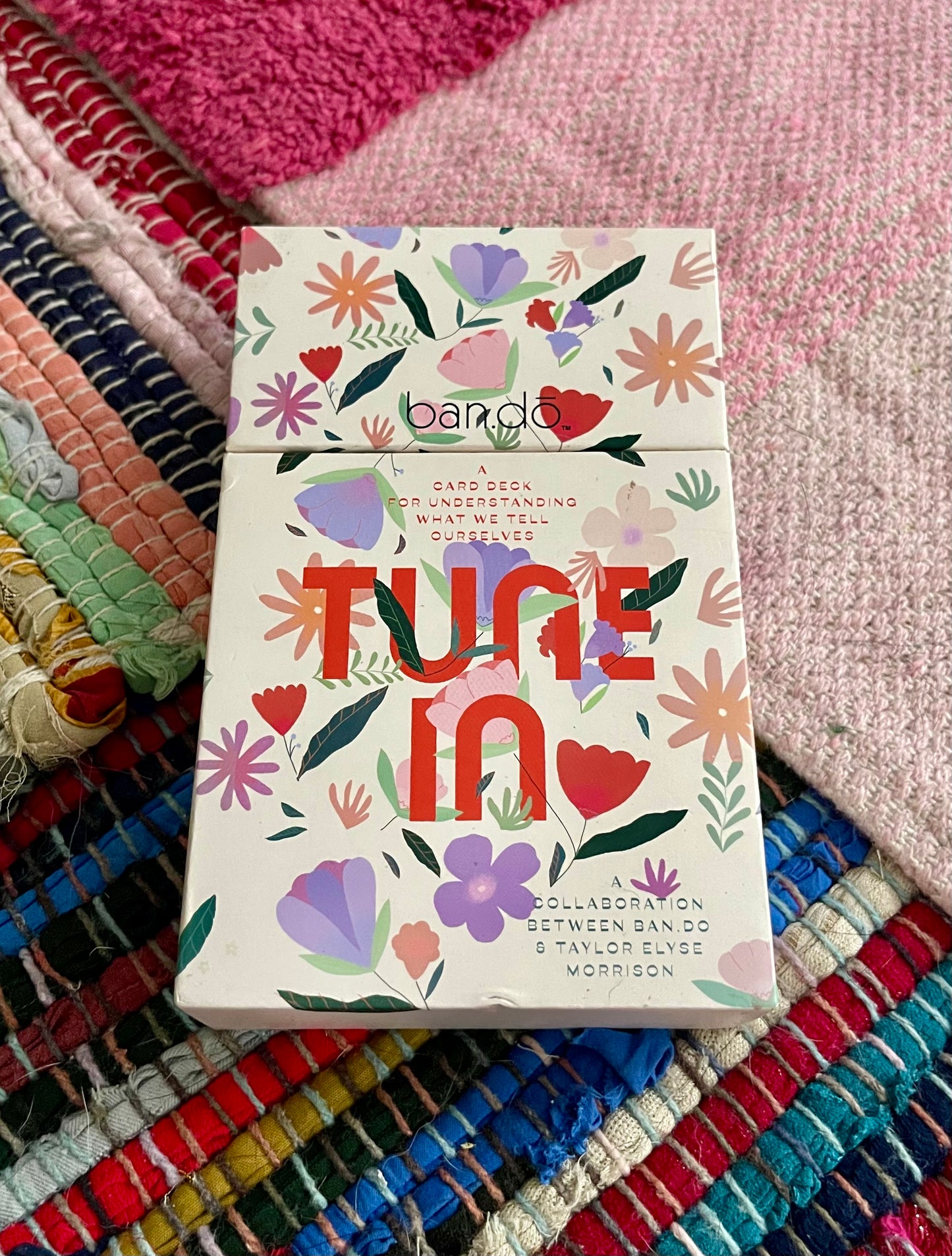 Tune In: A Card Deck for Understanding What We Tell Ourselves by Taylor Elyse Morrison & Ban.do (used)