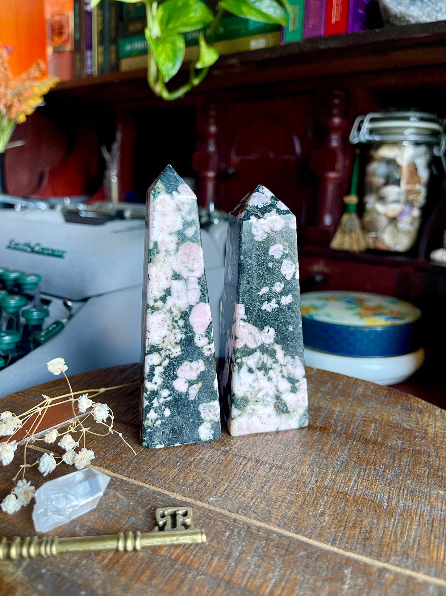 pink snowflake obsidian towers