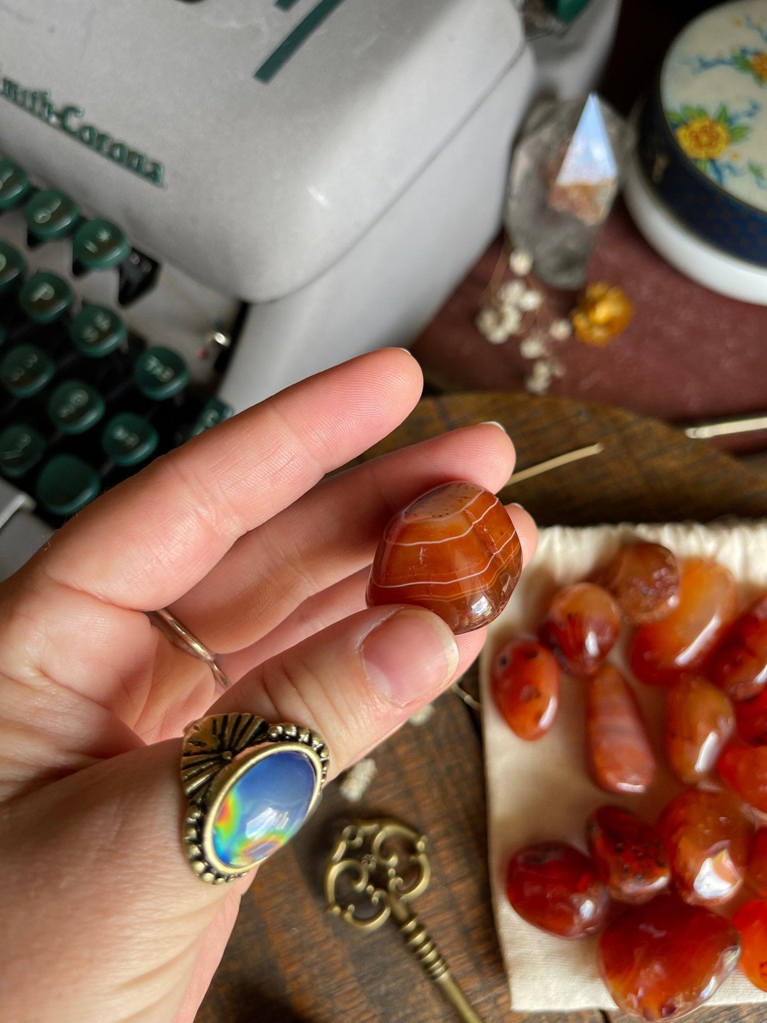 carnelian | tumbled - lil shop of light & love