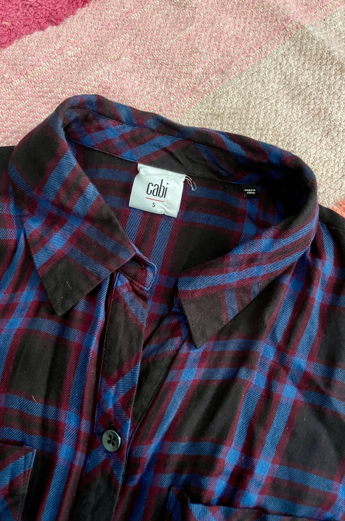 flannel blouse (used) - Lil Shop of Light & Love