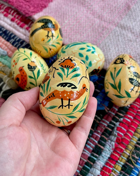 hand painted decorative eggs (used) - Lil Shop of Light & Love