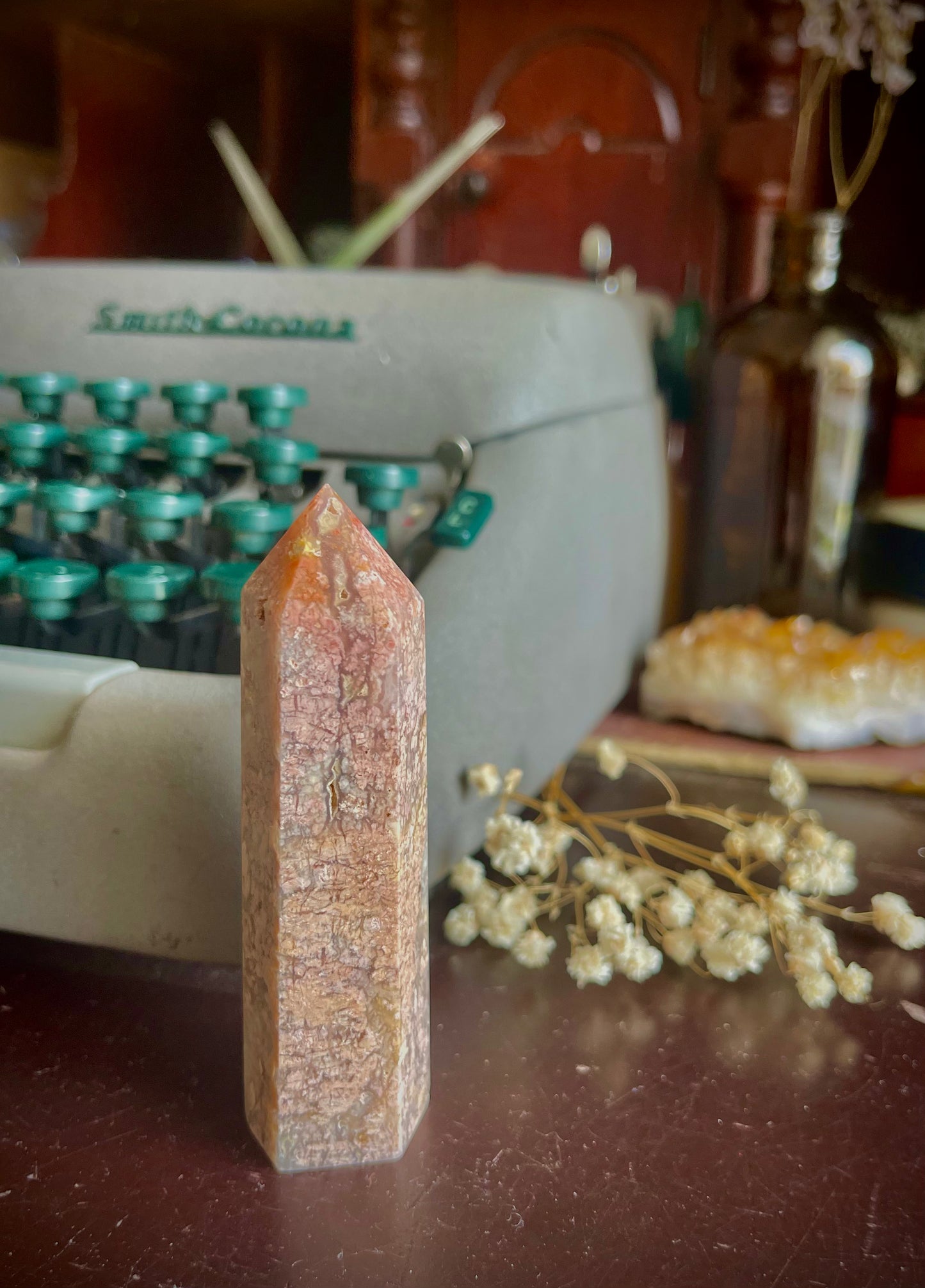 cherry blossom agate towers
