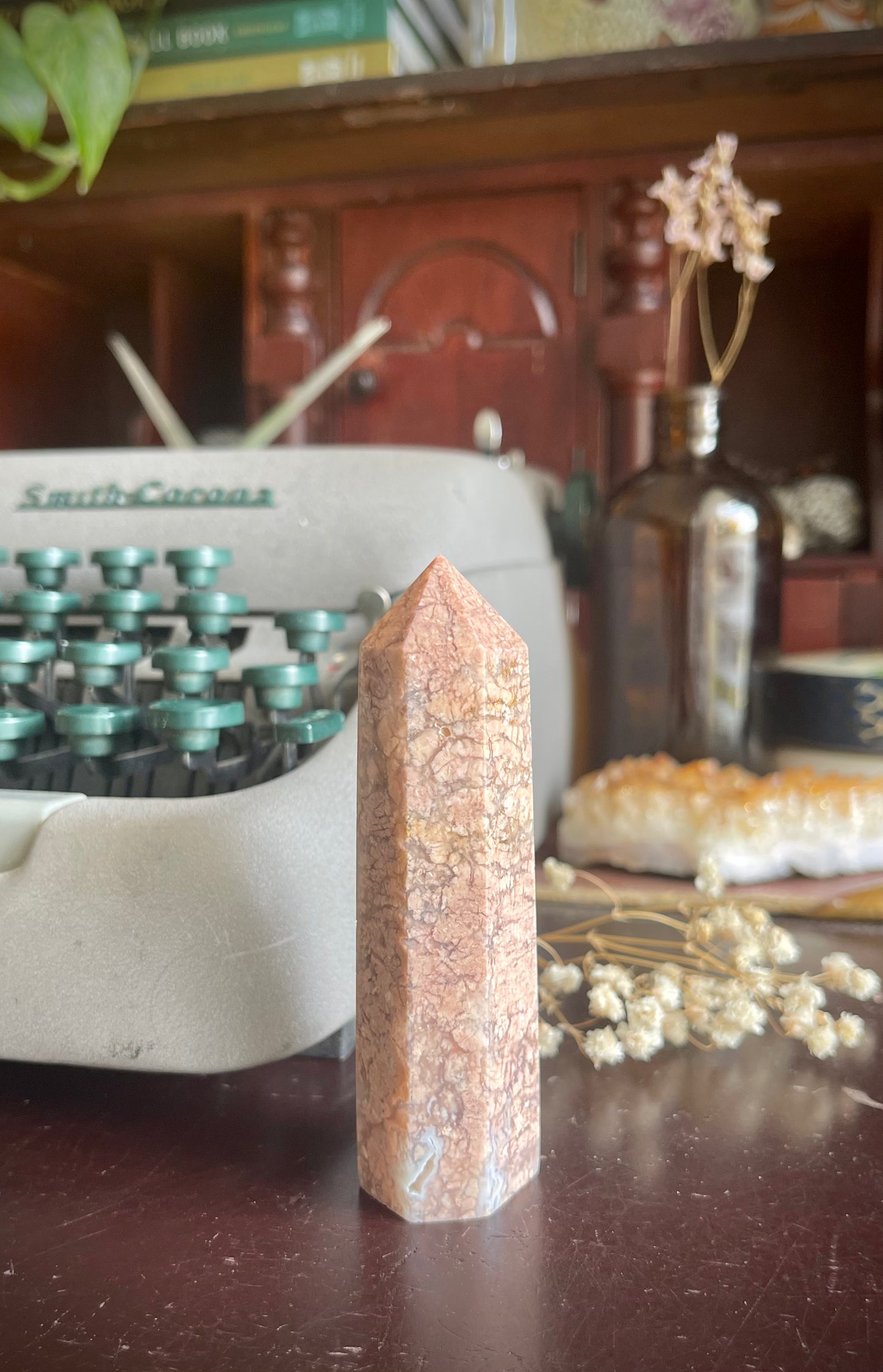 cherry blossom agate towers