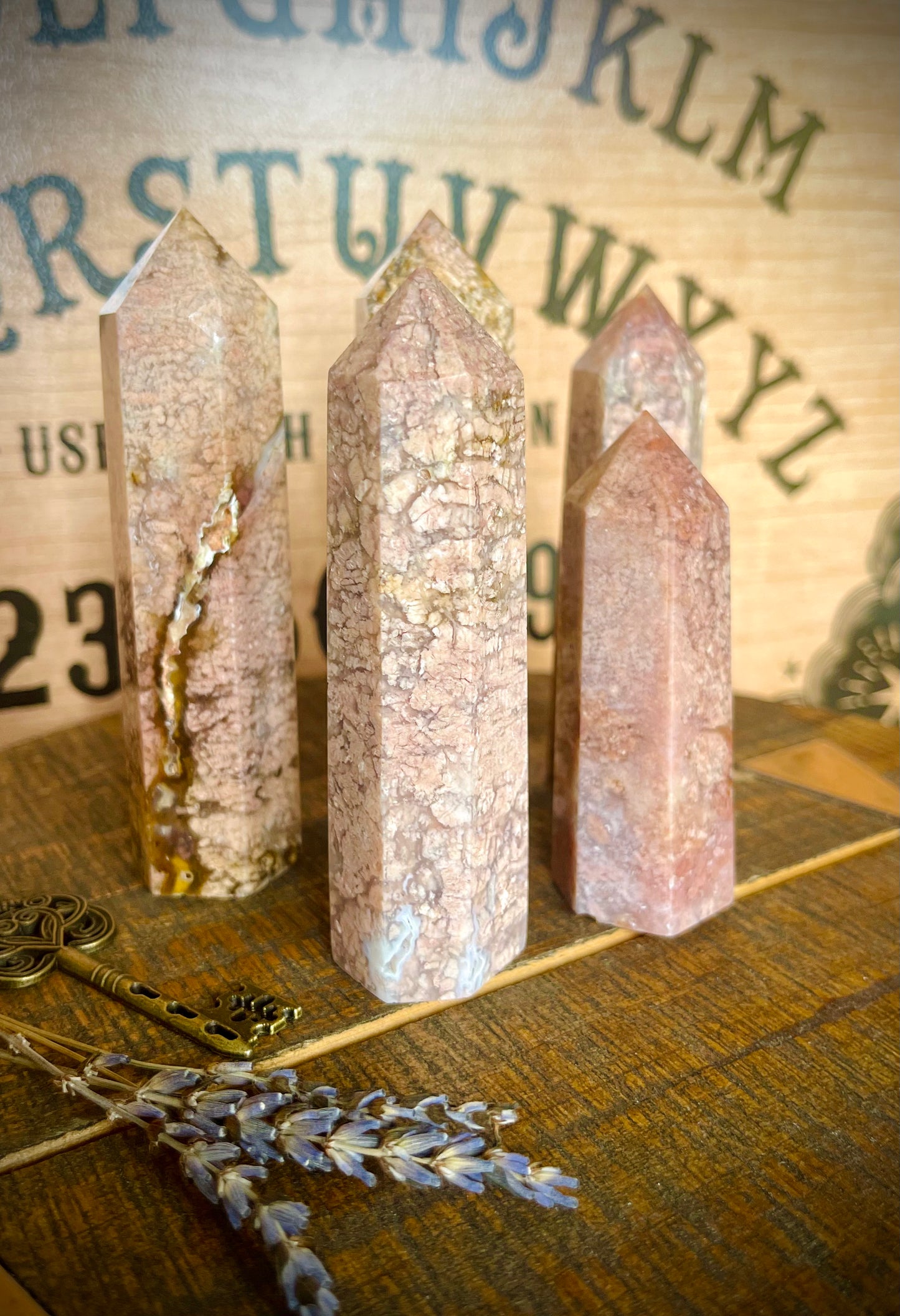 cherry blossom agate towers