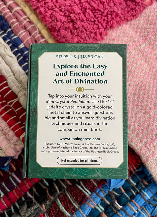 Mini Crystal Pendulum with a Little Guide to Crystal Pendulums by Mikaila Adriance (unopened) - Lil Shop of Light & Love