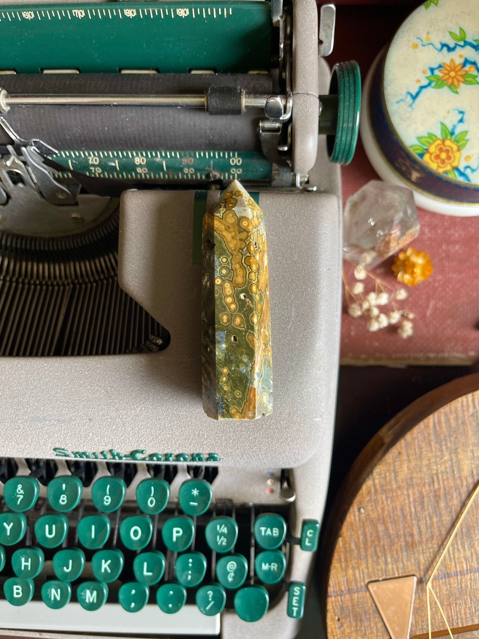 ocean jasper towers (orbicular chalcedony) - lil shop of light & love