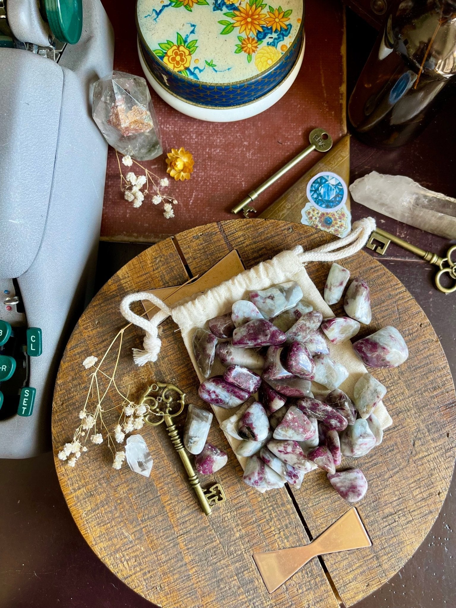 pink tourmaline | tumbled - lil shop of light & love