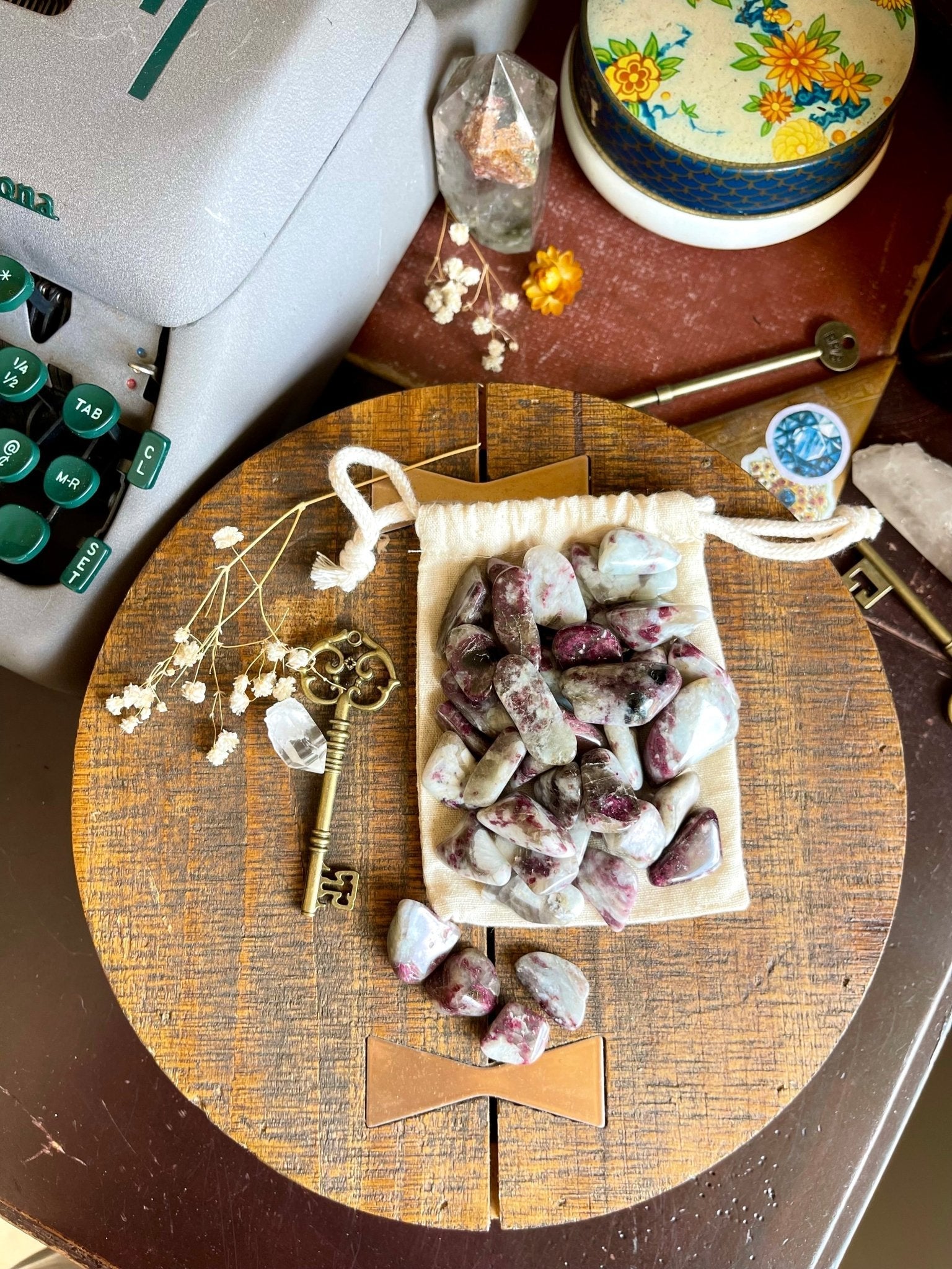 pink tourmaline | tumbled - lil shop of light & love