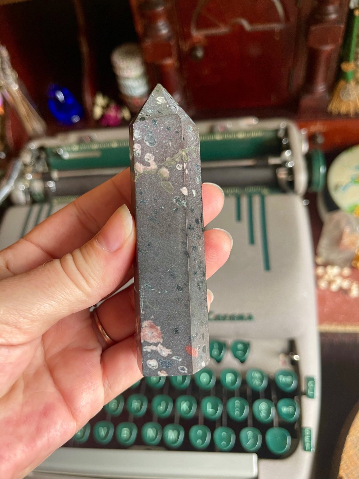 plum blossom jasper towers - lil shop of light & love