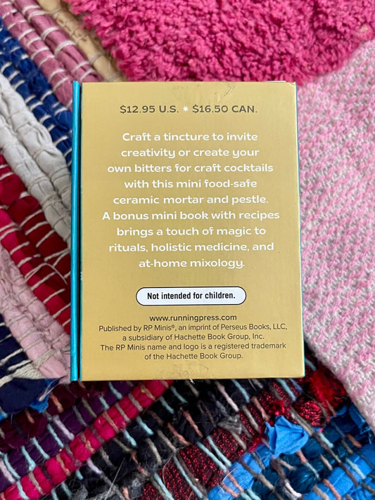 Potions Mini Mortar & Pestle with a little guide to potions by Nikki Van De Car (like new) - Lil Shop of Light & Love