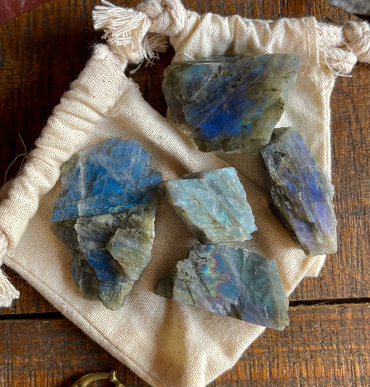 raw labradorite stones (spectrolite) - Lil Shop of Light & Love
