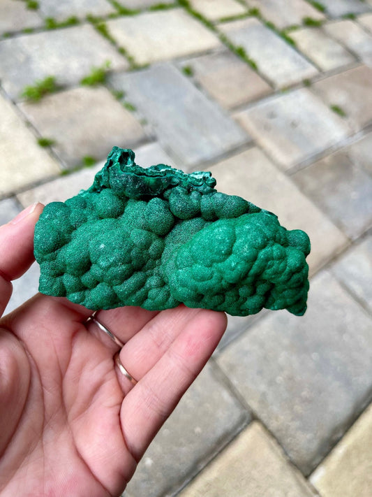 raw malachite with chrysocolla - Lil Shop of Light & Love