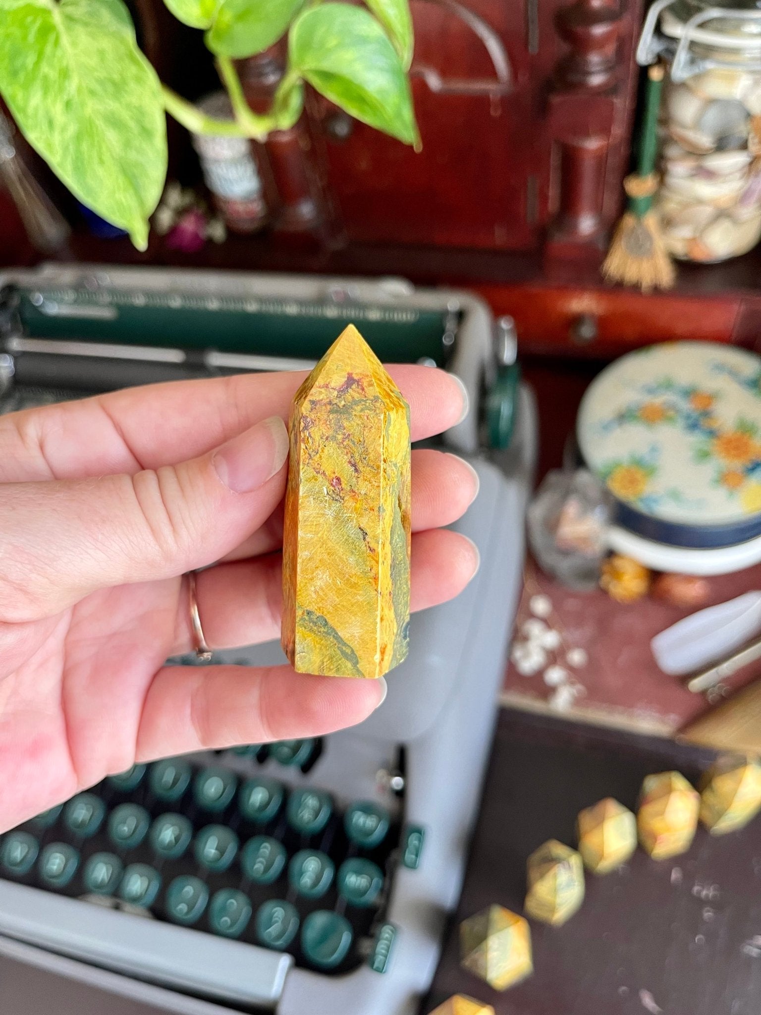 realgar aka “ruby of arsenic” towers - Lil Shop of Light & Love