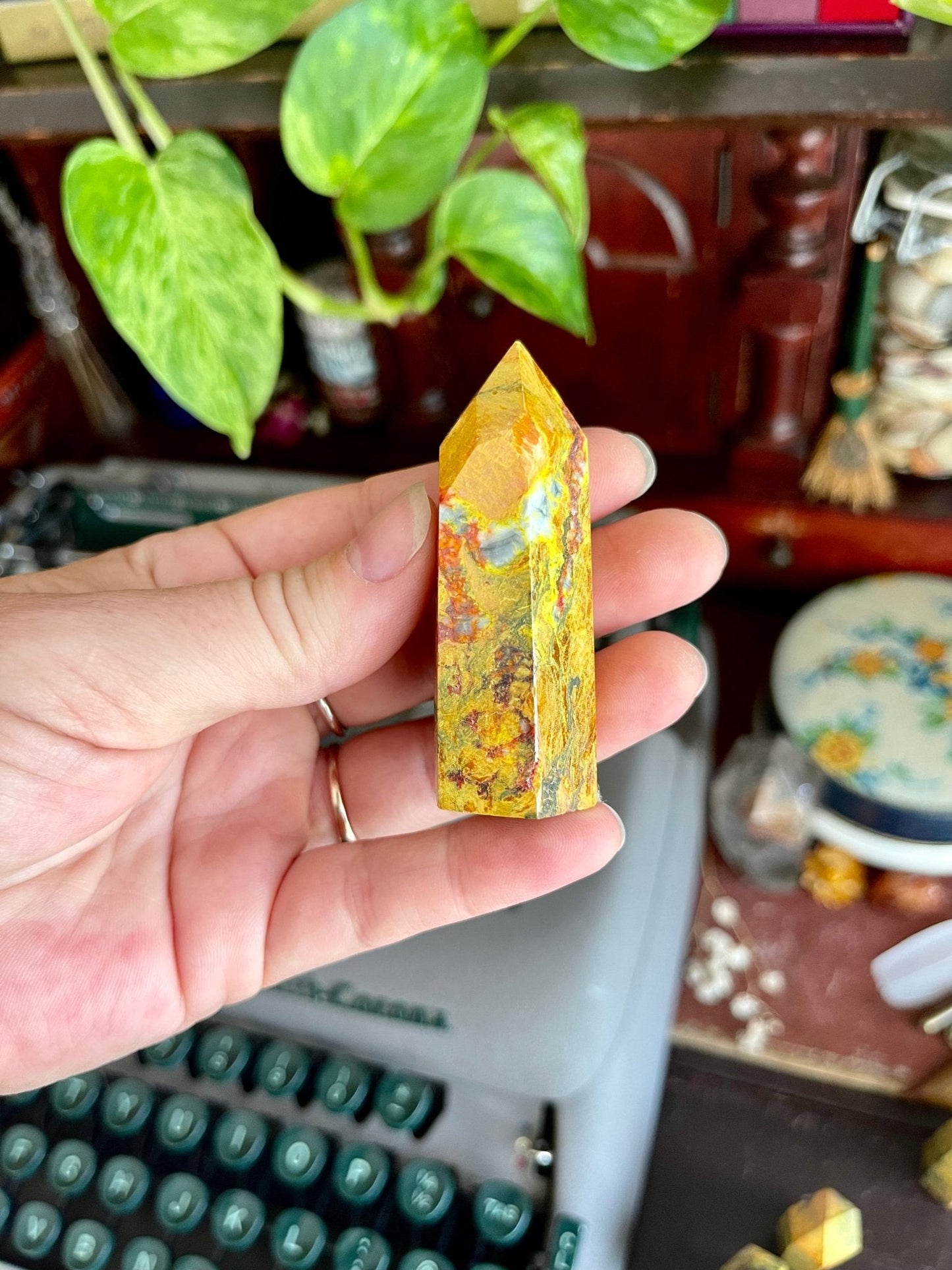 realgar aka “ruby of arsenic” towers - Lil Shop of Light & Love