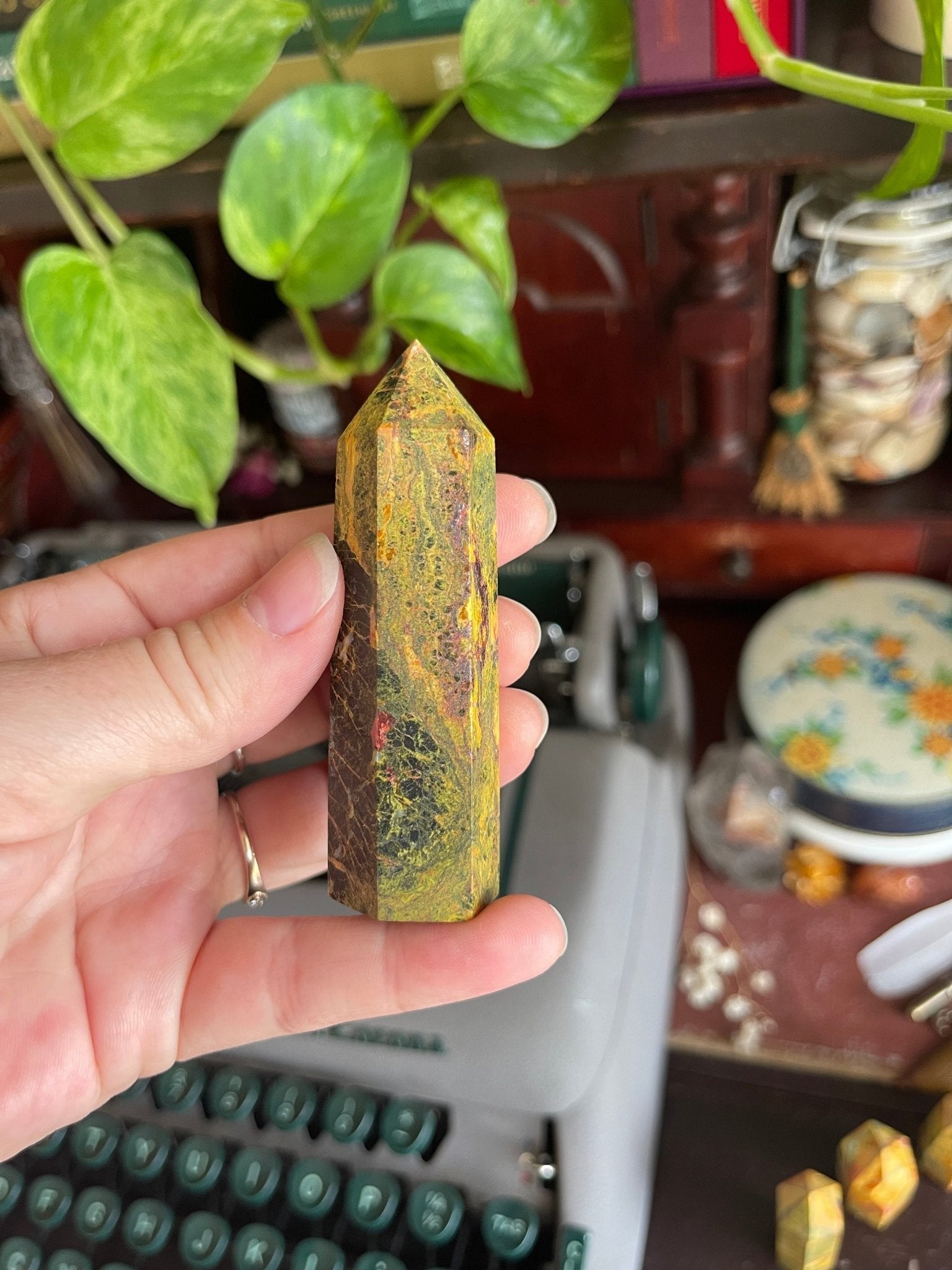 realgar aka “ruby of arsenic” towers - Lil Shop of Light & Love