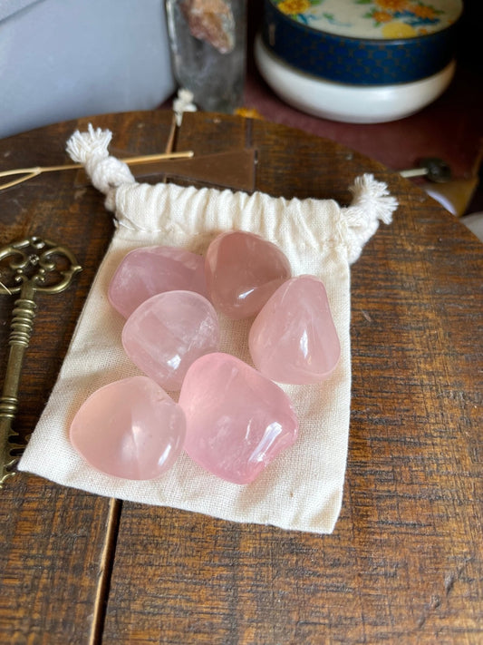 rose quartz | tumbled - Lil Shop of Light & Love