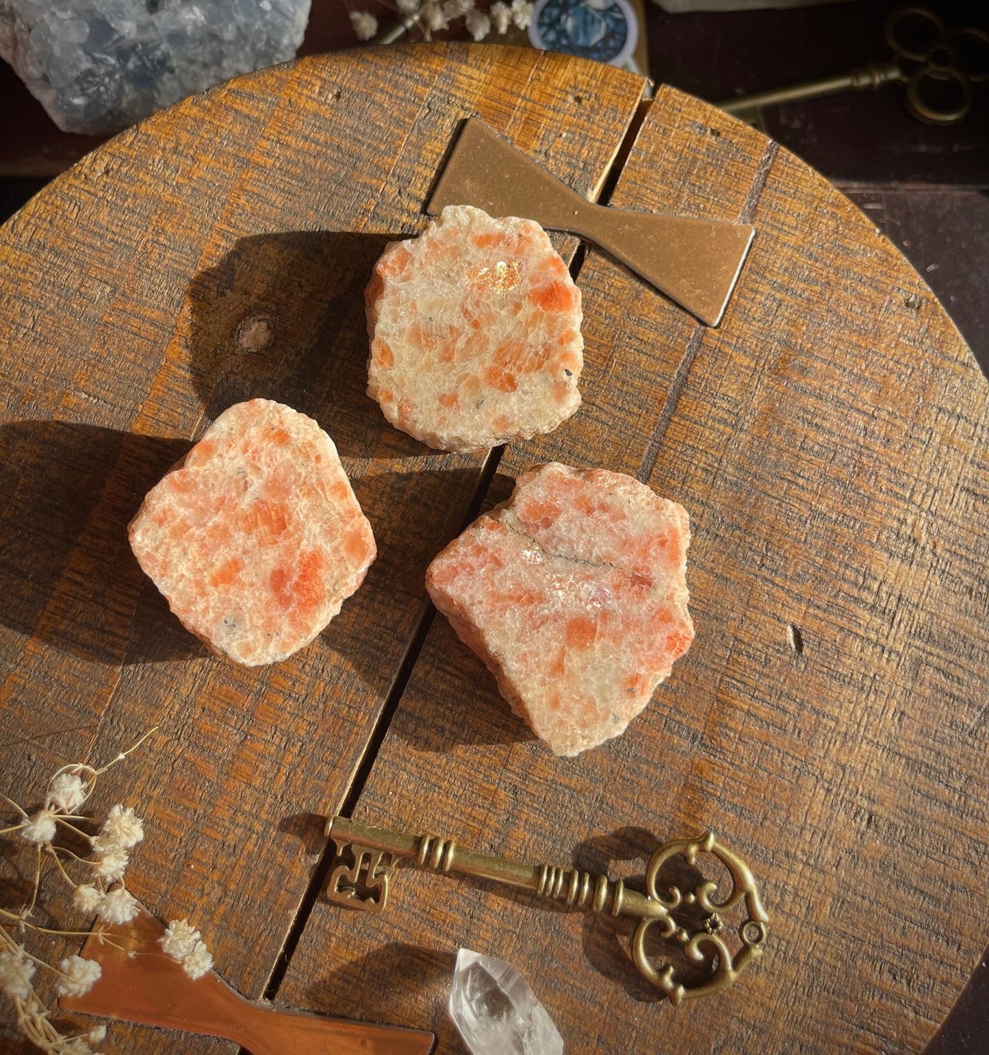sunstone | partially - polished - Lil Shop of Light & Love