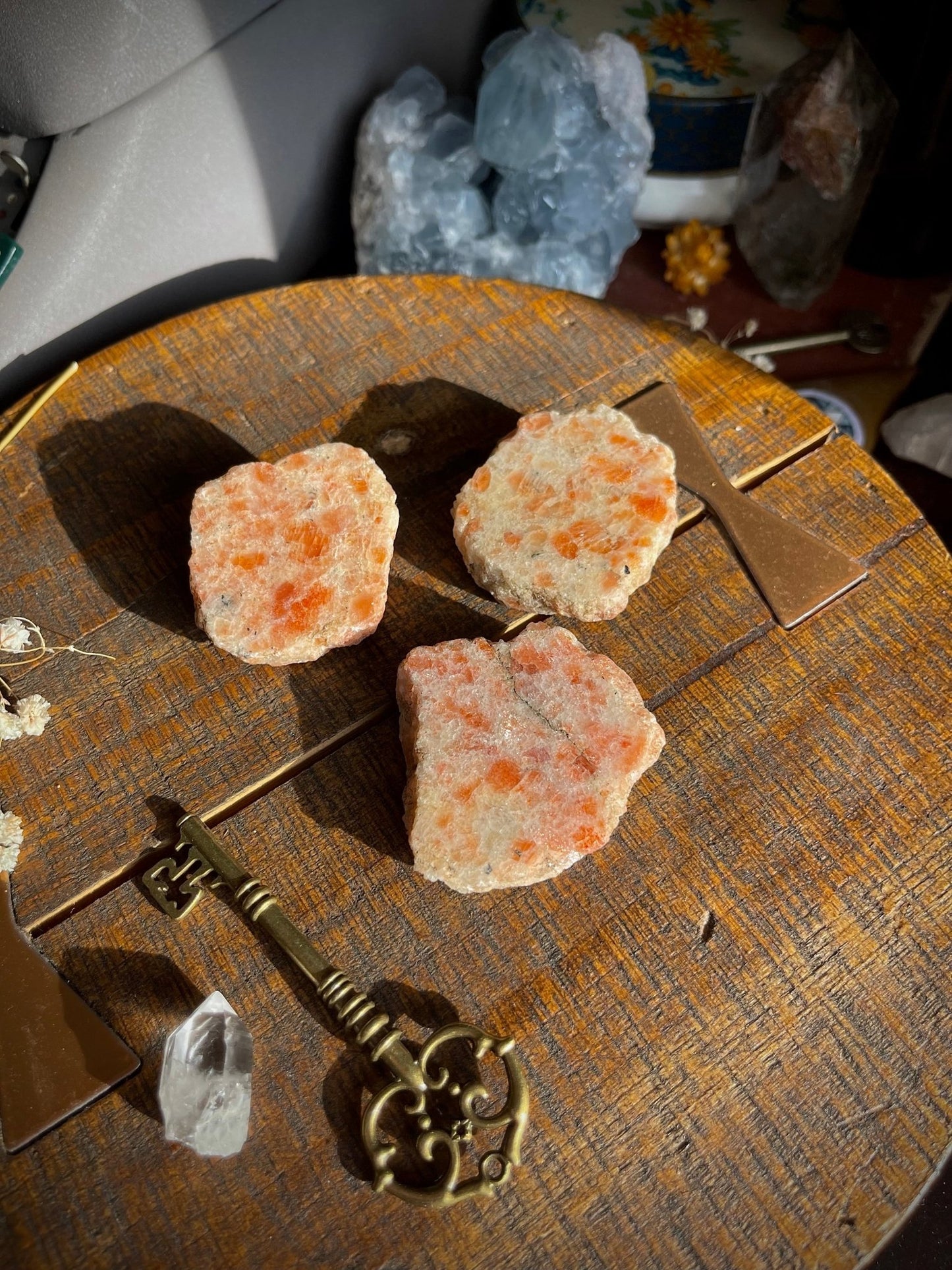 sunstone | partially - polished - Lil Shop of Light & Love