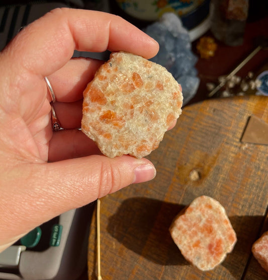 sunstone | partially - polished - Lil Shop of Light & Love