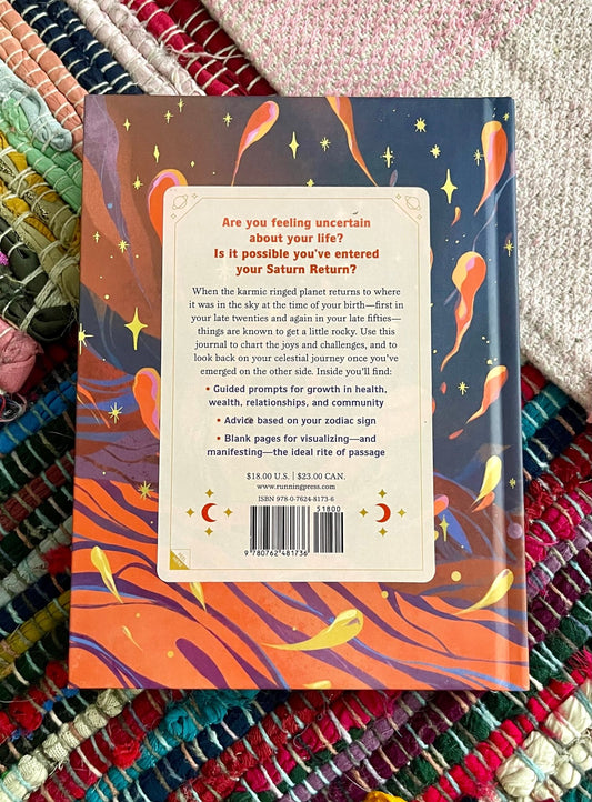Surviving Your Saturn Return: A Guided Journal to Help You Thrive In Your Cosmic Coming of Age by Phoebe Fenrir (like new) - Lil Shop of Light & Love