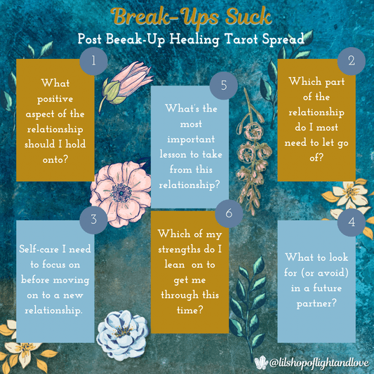 tarot reading | break - ups suck reading - Lil Shop of Light & Love