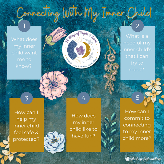 tarot reading | lil you needs love: inner - child reading - Lil Shop of Light & Love