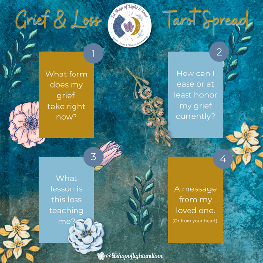 tarot reading | sacred tears: grief & loss reading - Lil Shop of Light & Love