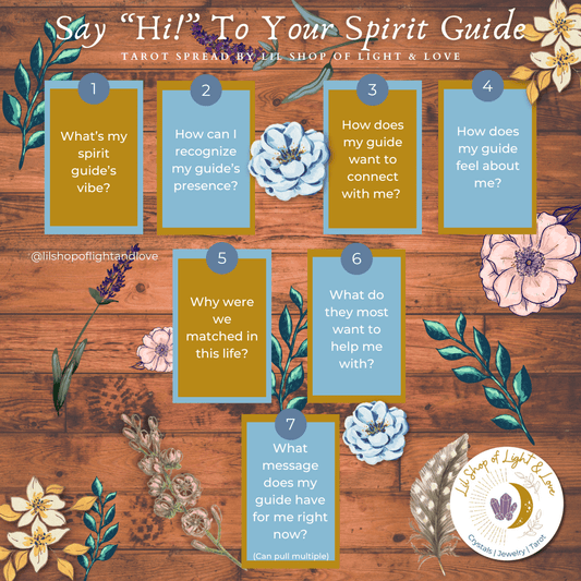 tarot reading | say “hi!” to your spirit guide - Lil Shop of Light & Love