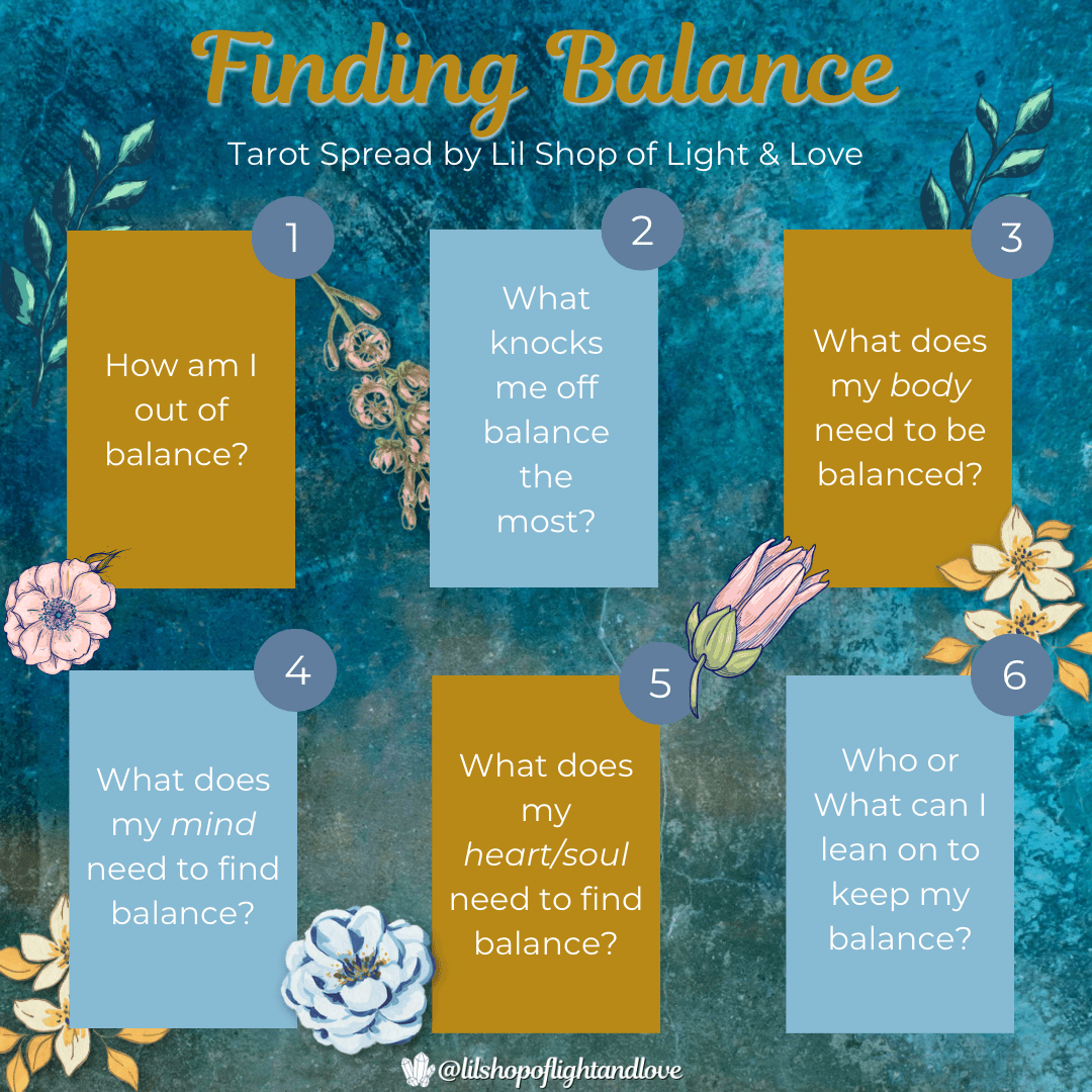 tarot reading | the temperance reading: find your balance - Lil Shop of Light & Love
