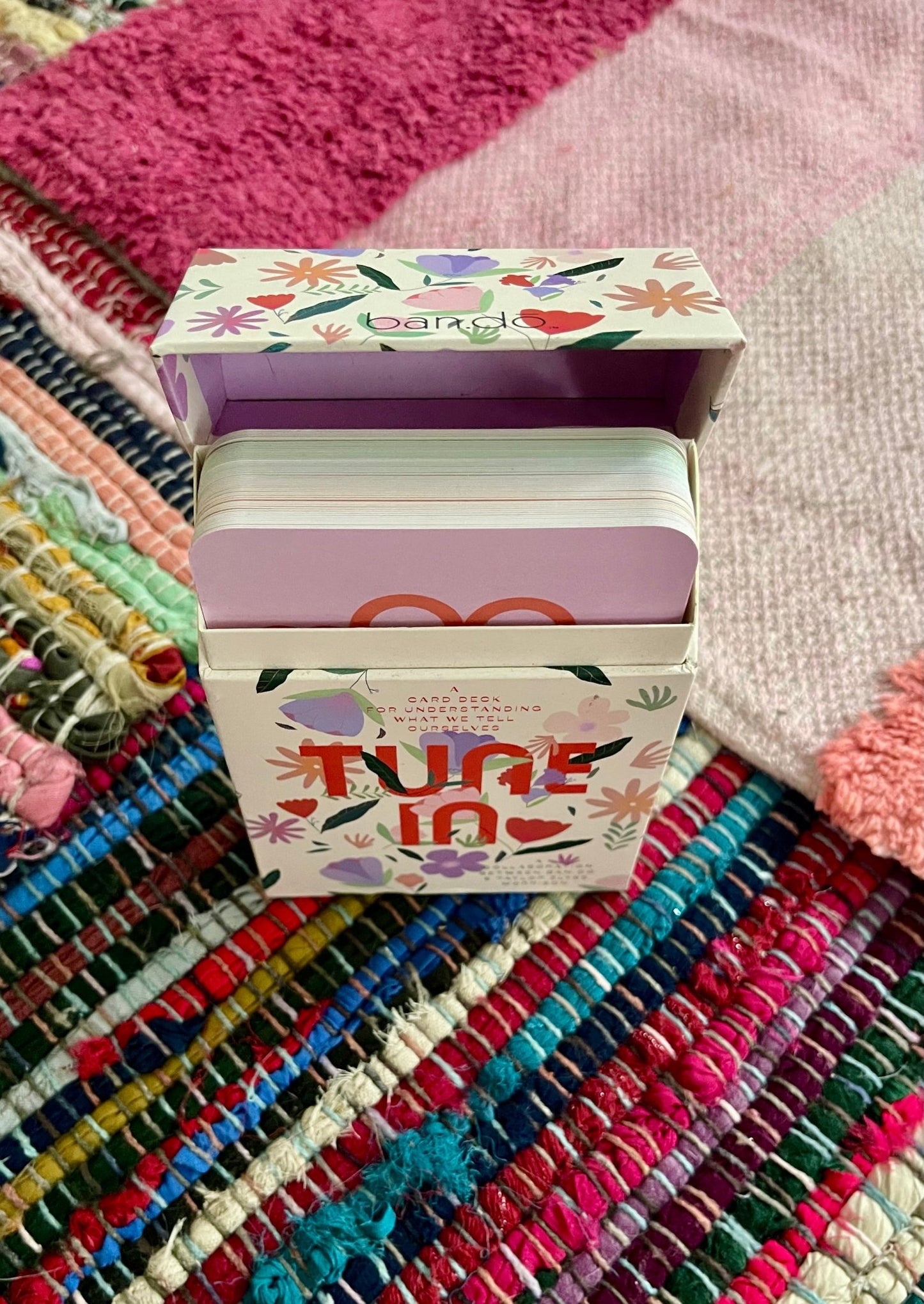 Tune In: A Card Deck for Understanding What We Tell Ourselves by Taylor Elyse Morrison & Ban.do (used) - Lil Shop of Light & Love