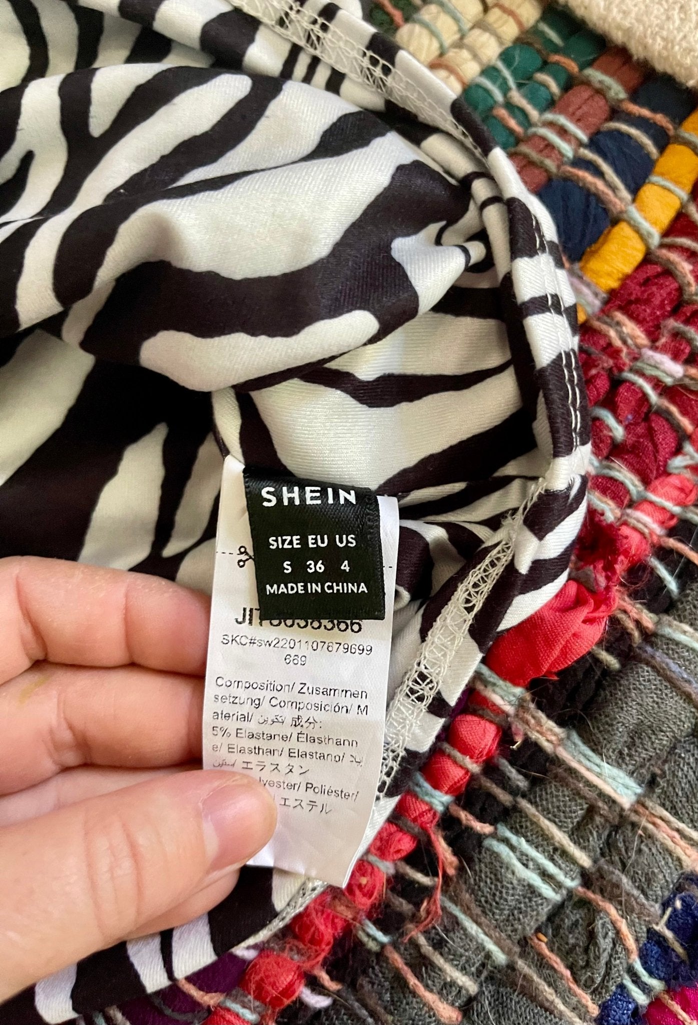 zebra print body suit (used) - Lil Shop of Light & Love