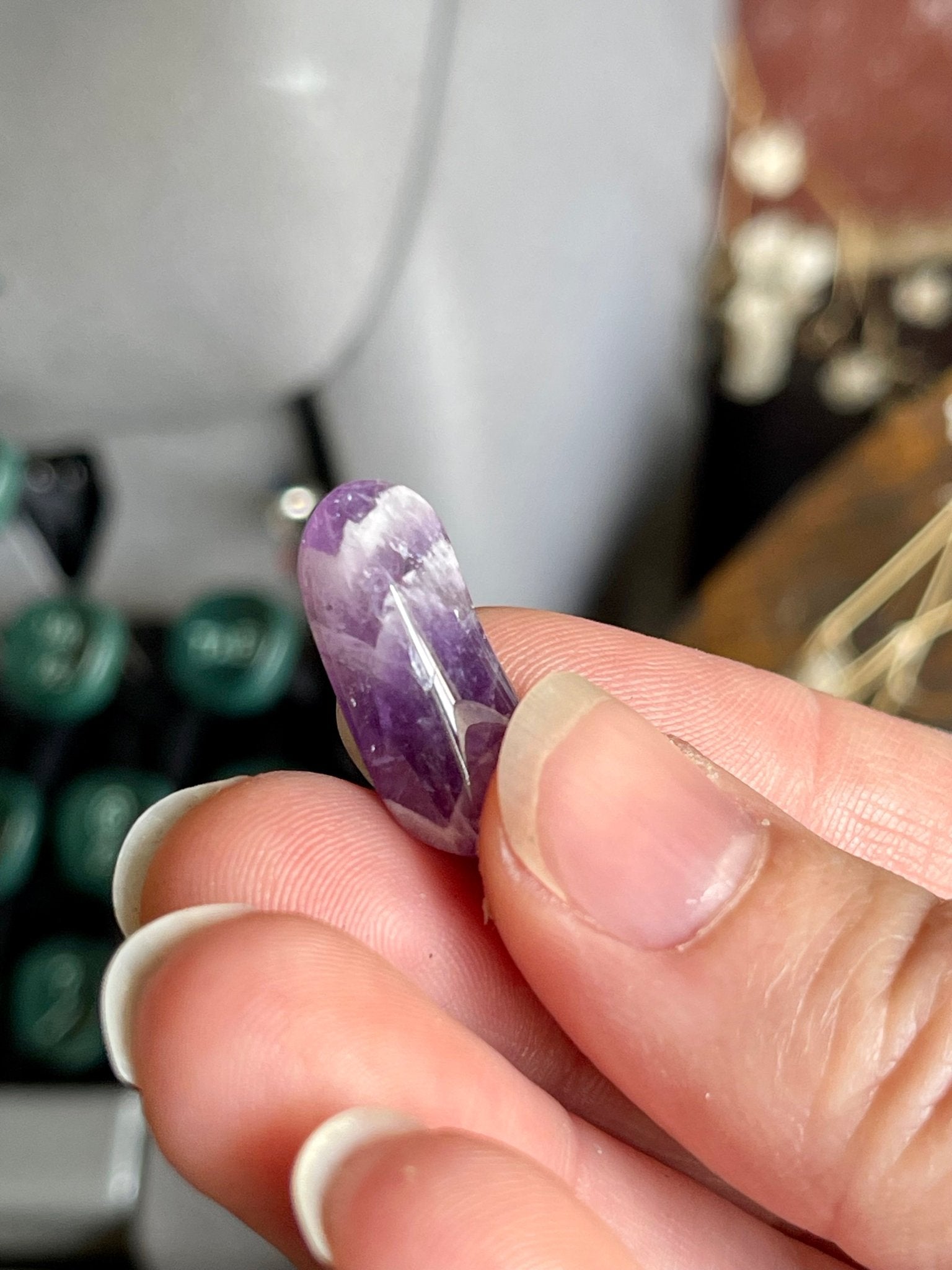 amethyst stones | tumbled - lil shop of light & love