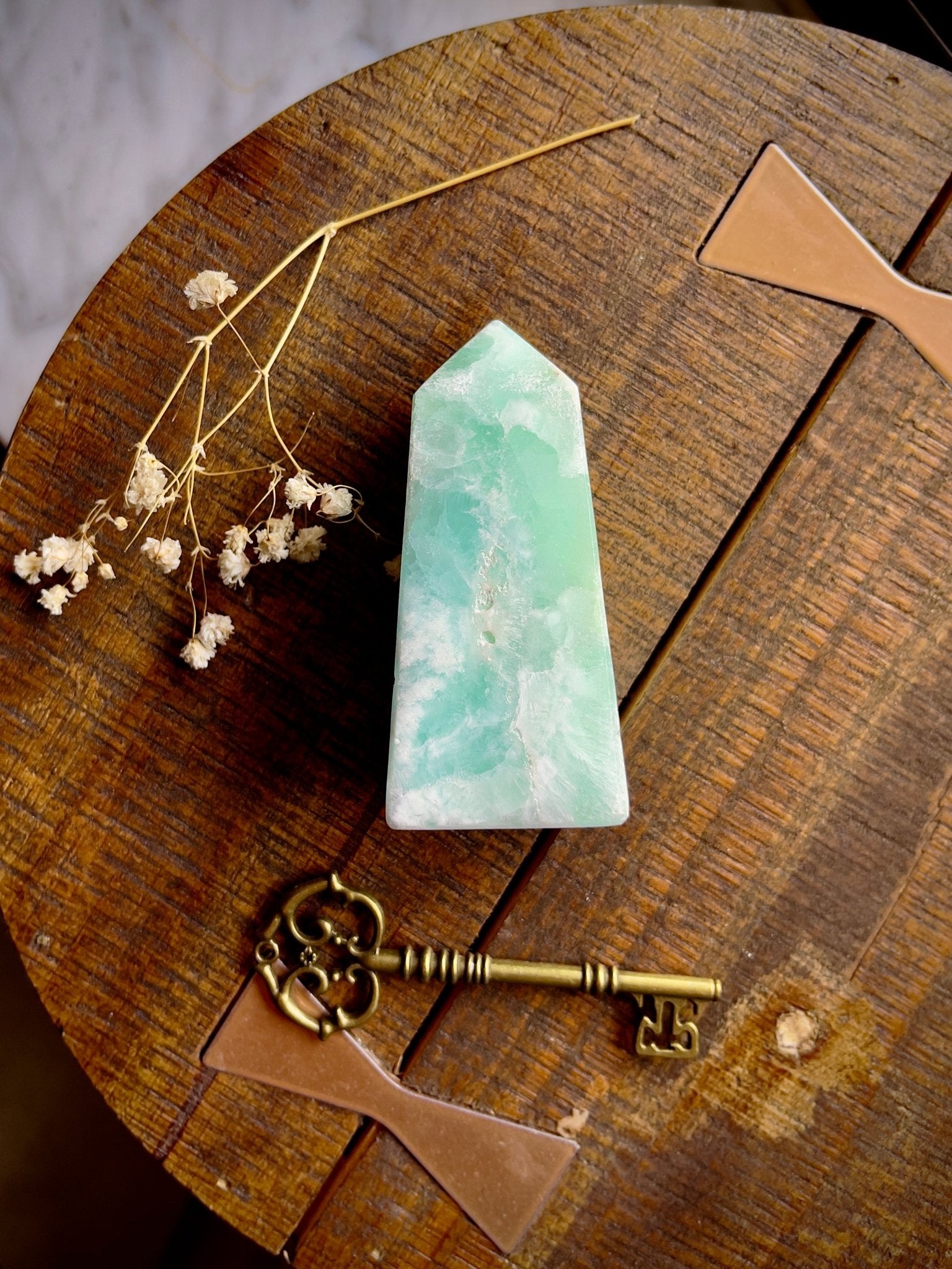 caribbean calcite tower - lil shop of light & love