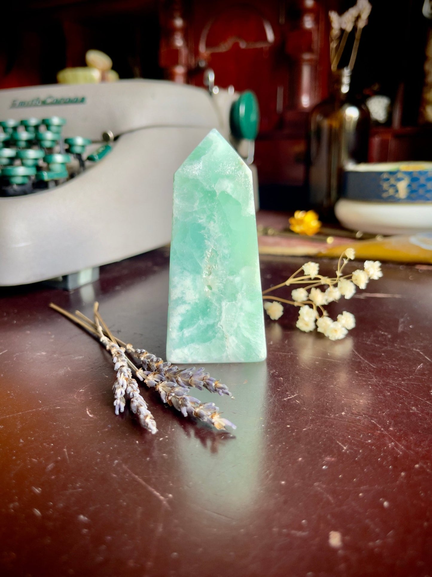 caribbean calcite tower - lil shop of light & love