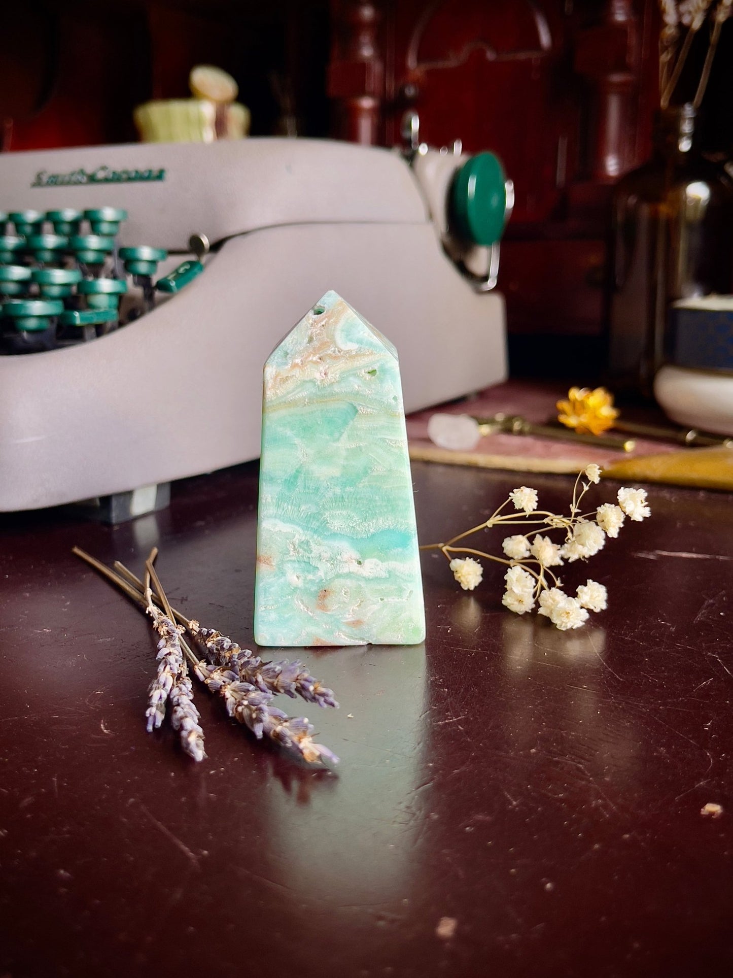 caribbean calcite tower - lil shop of light & love