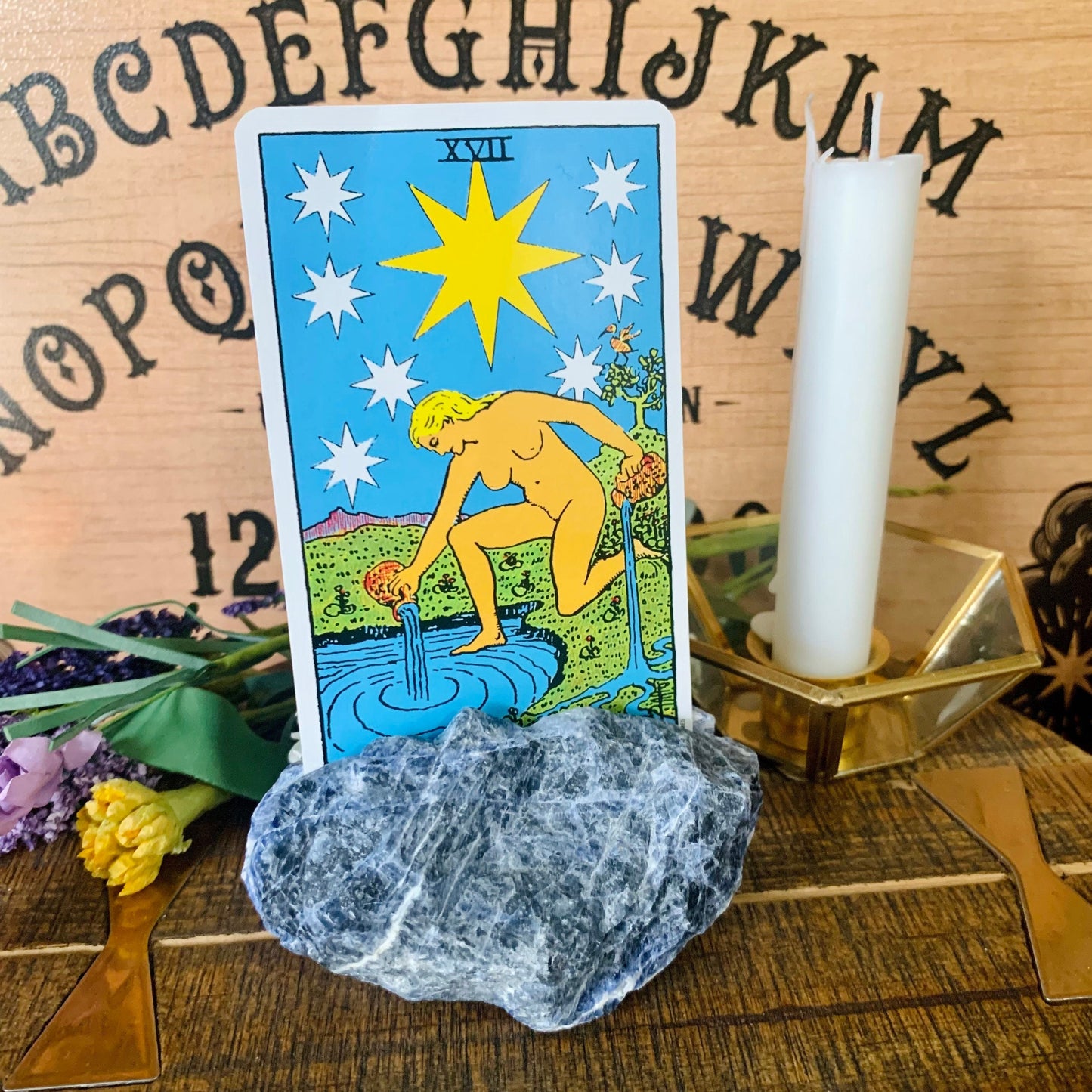 crystal card holders - Lil Shop of Light & Love