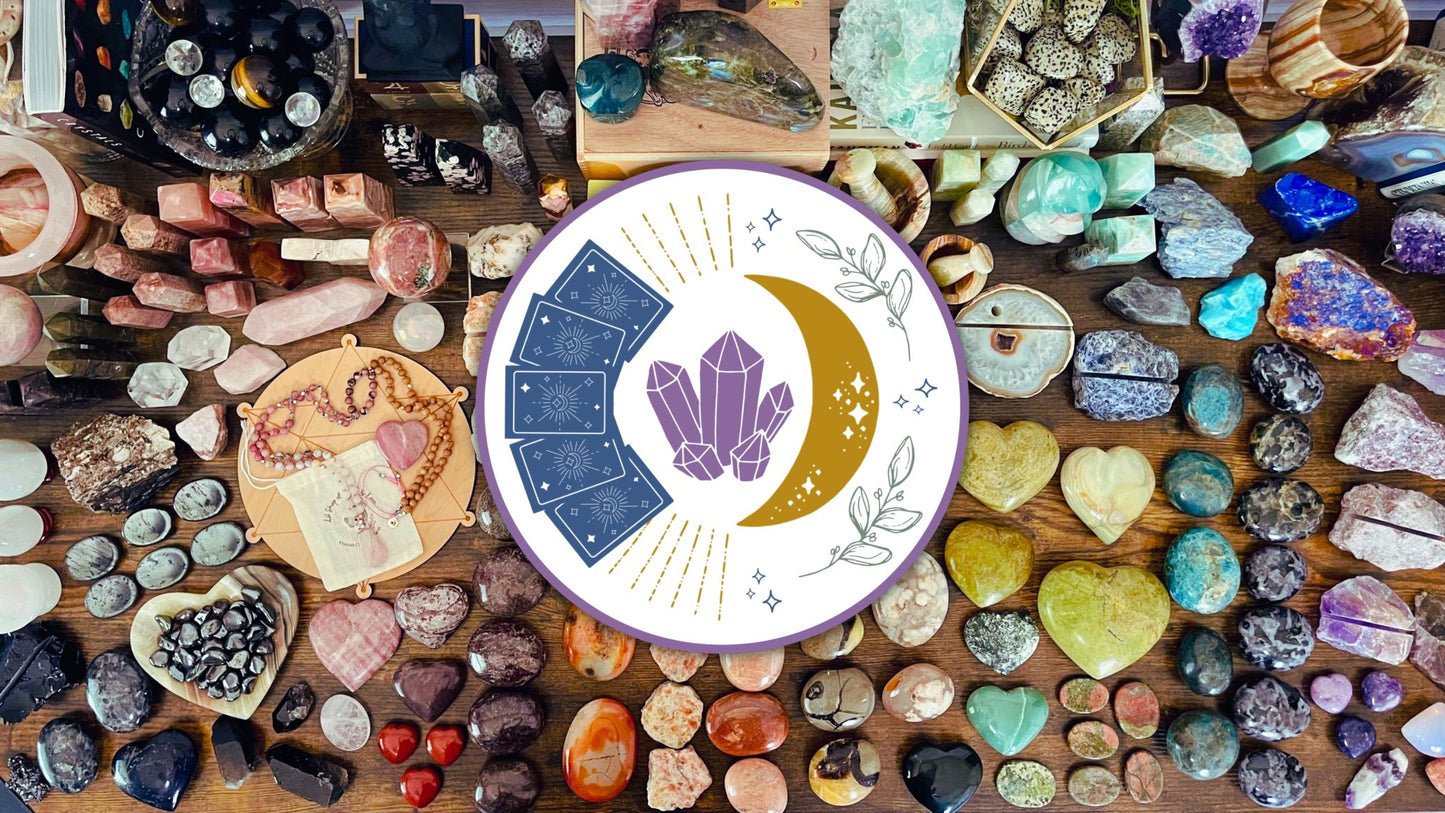 FREE crystal date + tarot reading | virtual shopping - lil shop of light & love
