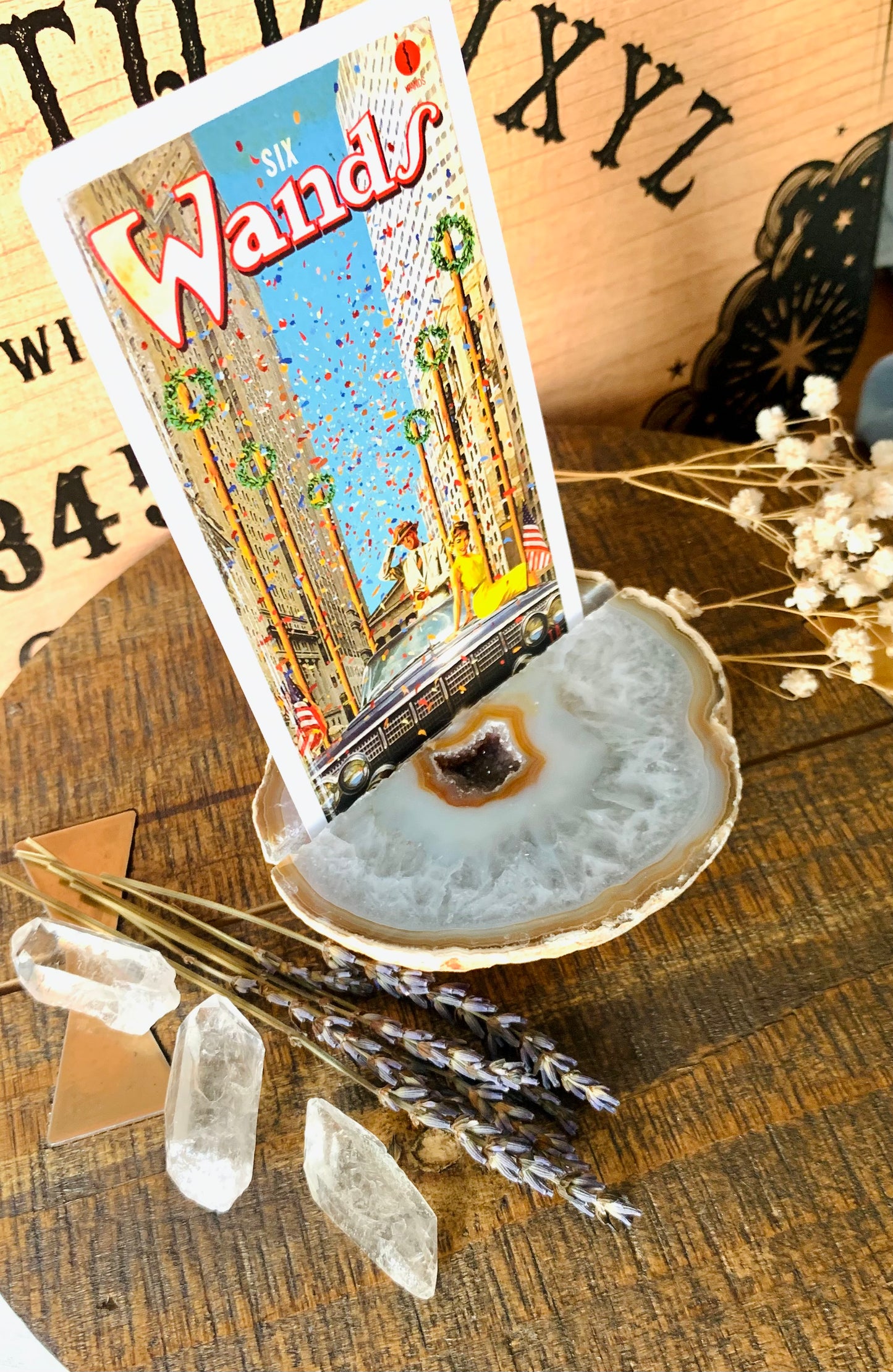 crystal card holders