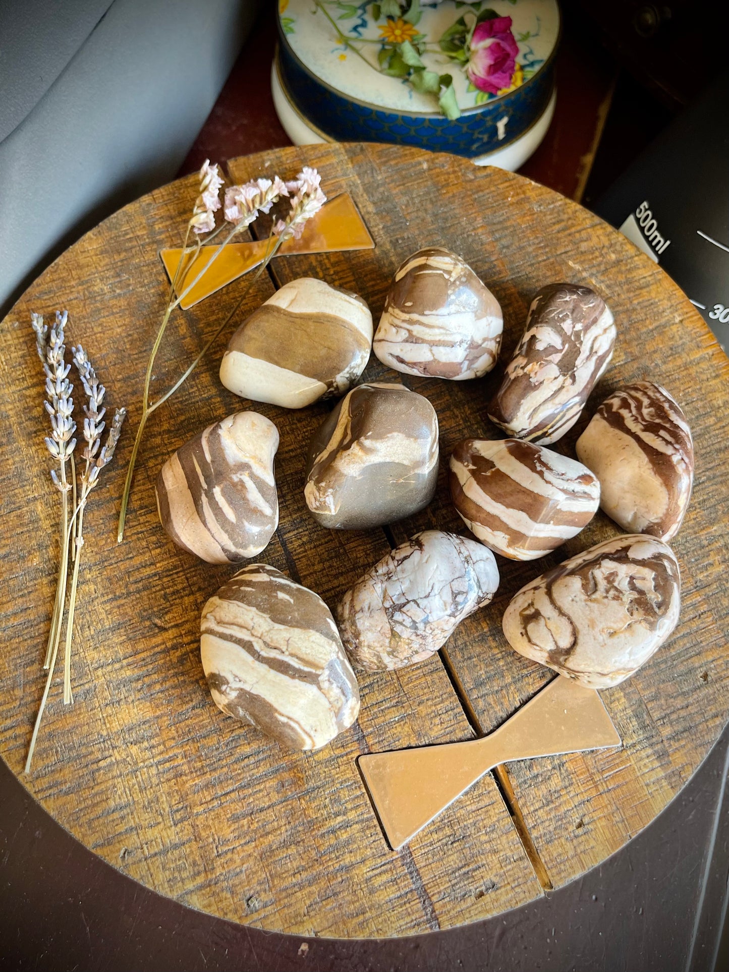 zebra jasper | large tumbled