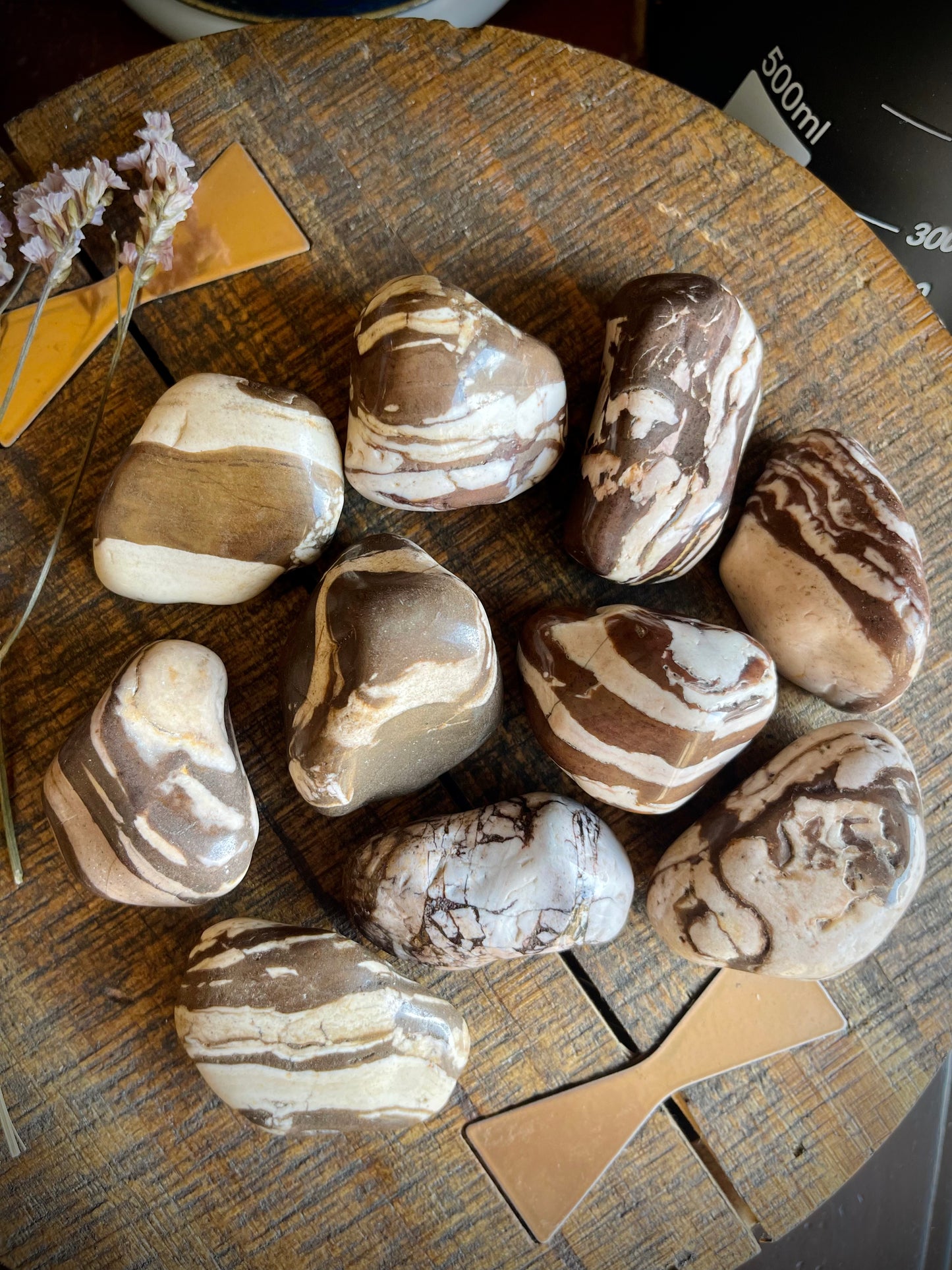 zebra jasper | large tumbled