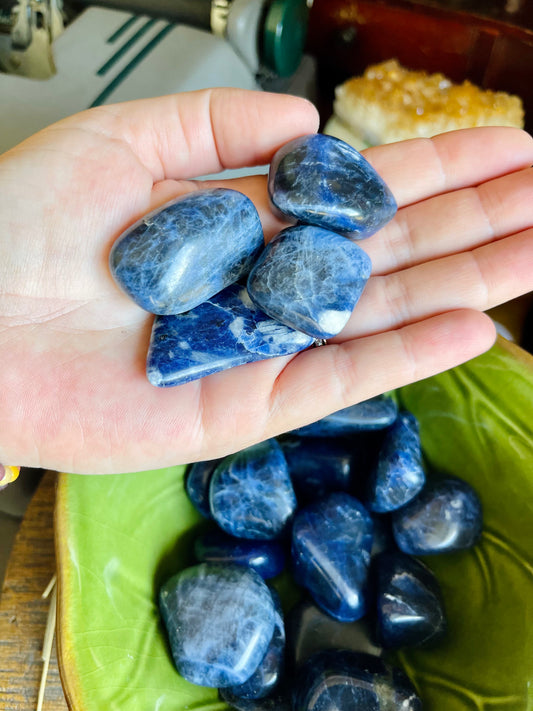 sodalite | tumbled