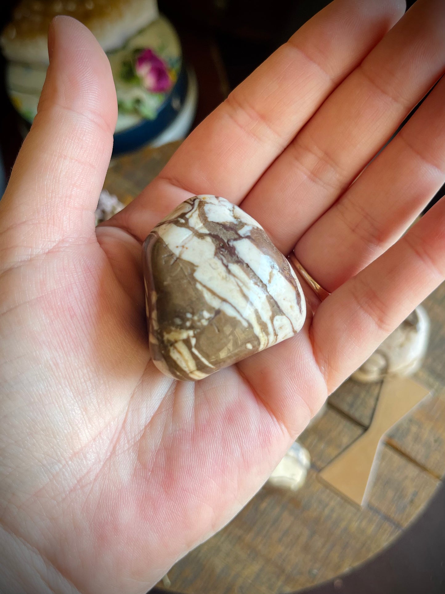 zebra jasper | large tumbled