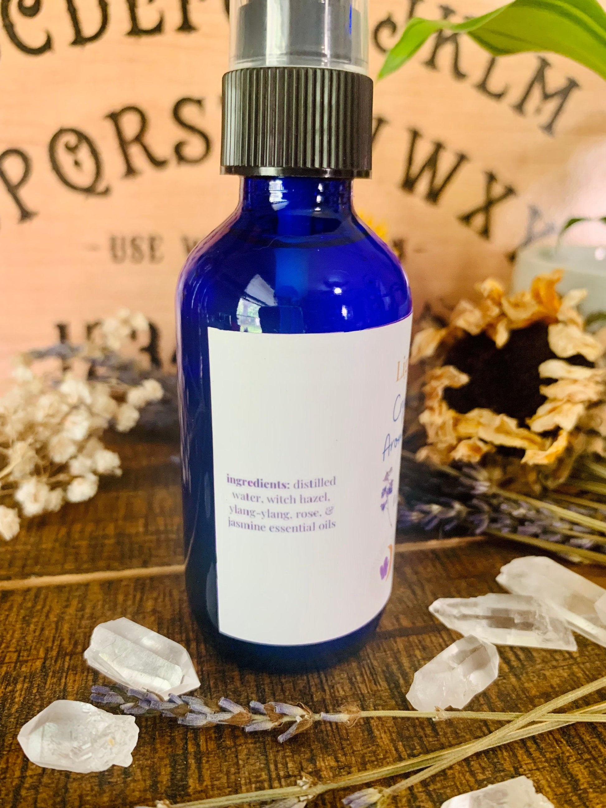 light & love crystal-infused aromatherapy mist - Lil Shop of Light & Love