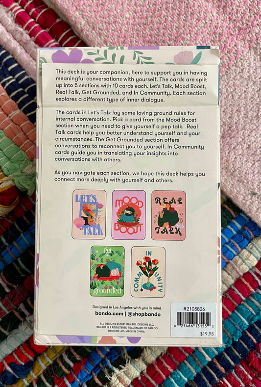 Tune In: A Card Deck for Understanding What We Tell Ourselves by Taylor Elyse Morrison & Ban.do (used)